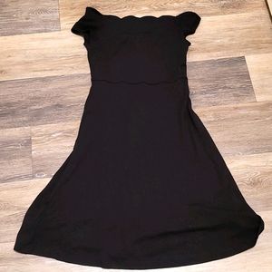 NWOT LOFT A Line Black Dress